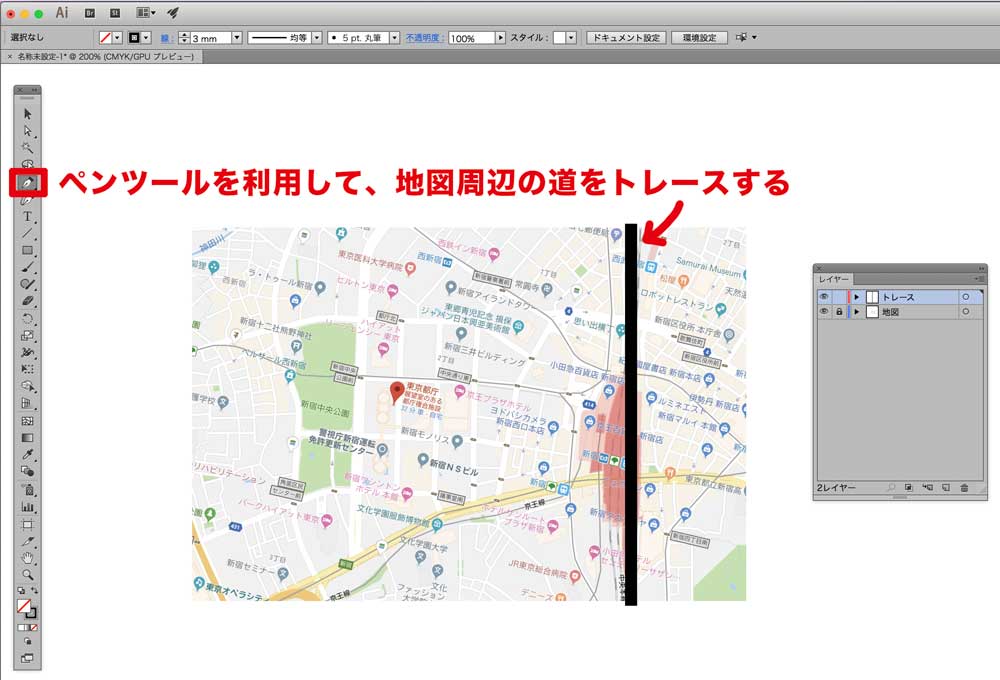 Illustrator初心者でも簡単 地図の作り方 画像付き デザイナーの道しるべ