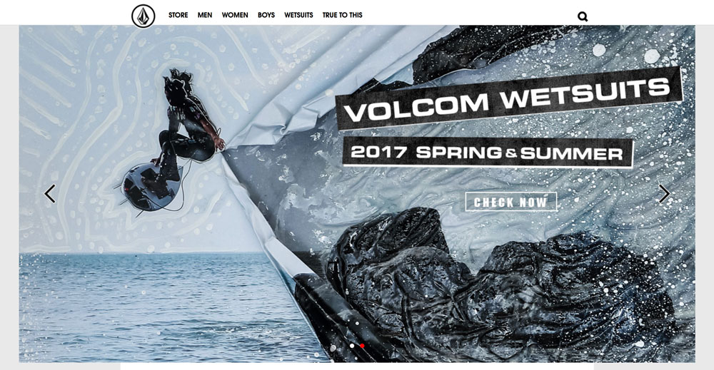 Volcom公式サイト