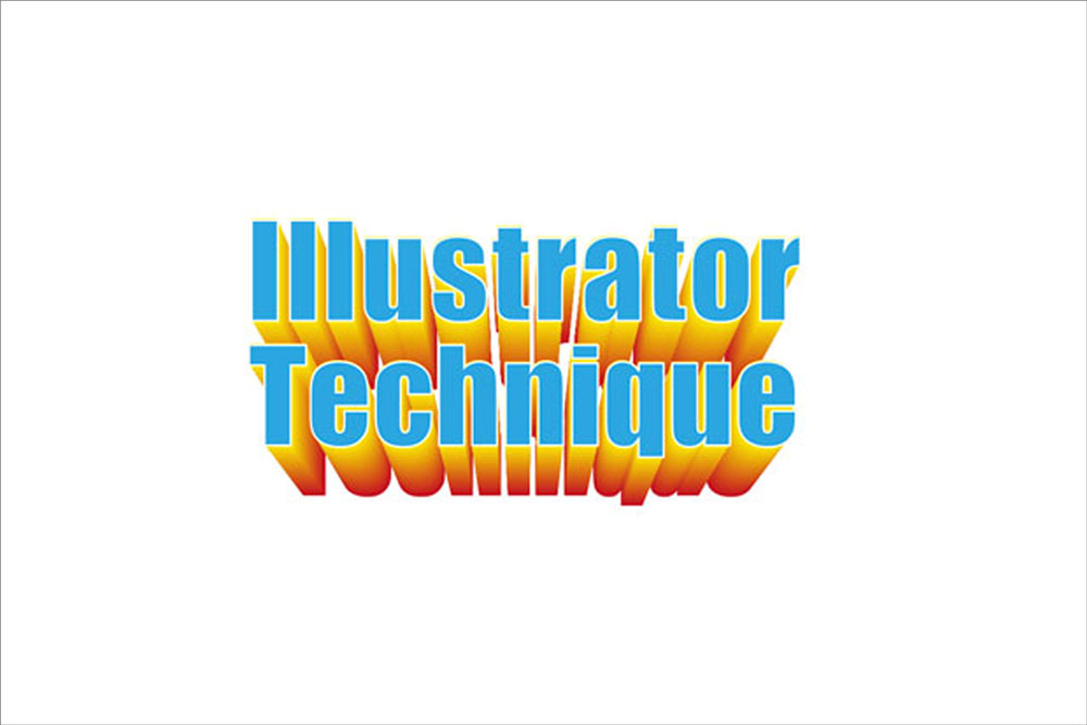 Illustrator ブレンドツールを使って立体的なグラデーションを作る デザイナーの道しるべ Webデザインスクールの口コミ評判と比較