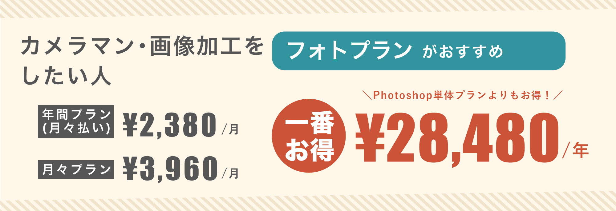 カメラマン・画像加工をしたい人【フォトプラン】